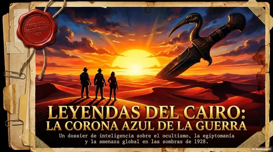 Portada de Leyendas del Cairo: La Corona Azul de la Guerra