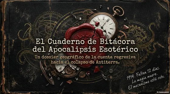 Portada de El Cuaderno de Bitácora del Apocalipsis Esotérico