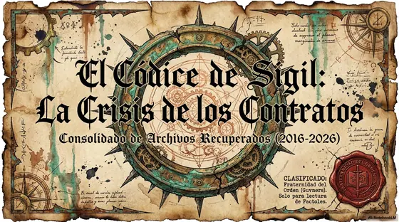 Portada de El Códice de Sigil: La Crisis de los Contratos