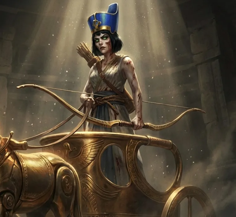 The Blue Crown of War, from the Legends of Cairo glossary