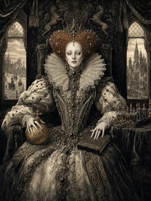 The immortal Queen Gloriana, from the ATEM glossary