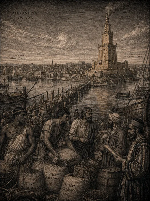 The harbour of Alexandria, from the ATEM glossary