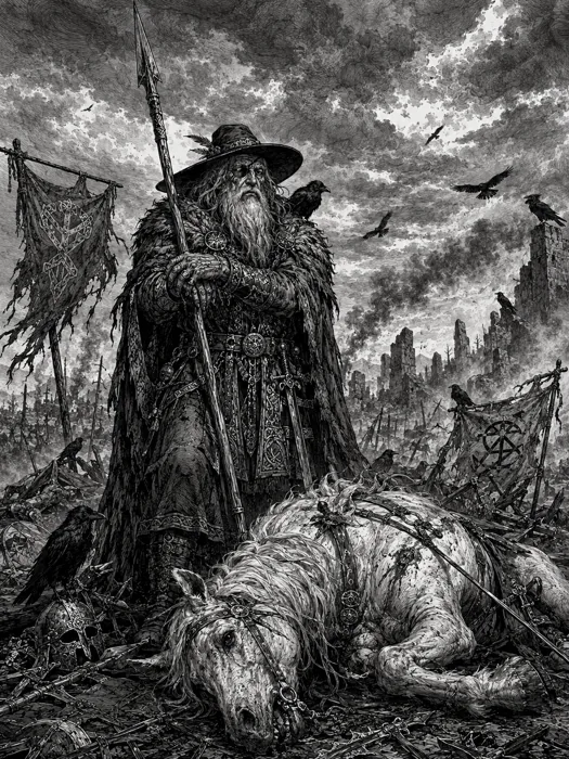 Odin, from the ATEM glossary; an illustration of the Norse setting