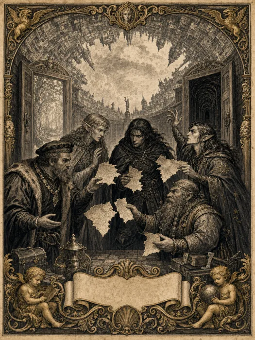 The Dispute of the Sigil Contracts, illustrated in the glossary